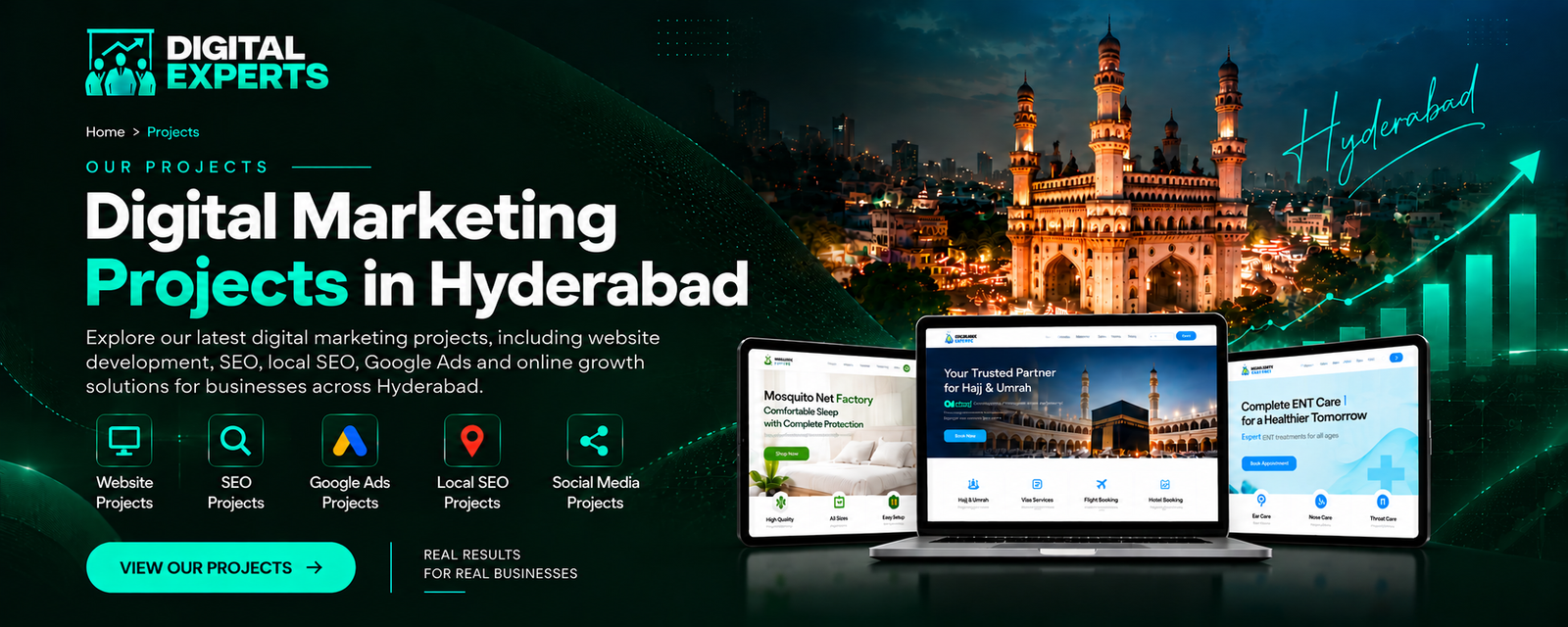 Digital Marketing Projects in Hyderabad by Digital Experts
