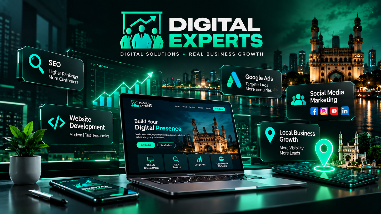 Digital Marketing Agency in Hyderabad - Digital Experts